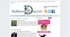 Desktop Screenshot of mybostondog.com