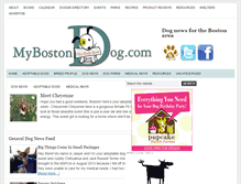 Tablet Screenshot of mybostondog.com